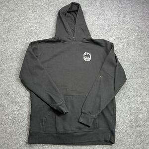 Spitfire Wheels Hoodie Mens XL Black Swirl‎ Graphic Pullover